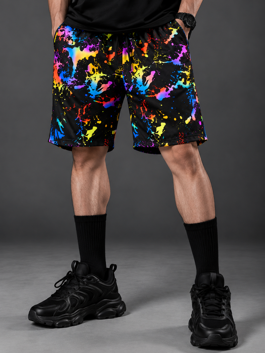 Prism Rift RGB Glow Effect Shorts
