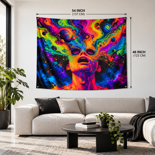 Vivid Vision Wall Tapestry