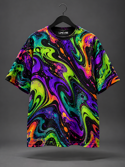 Liquid Mirage Oversized T-Shirt