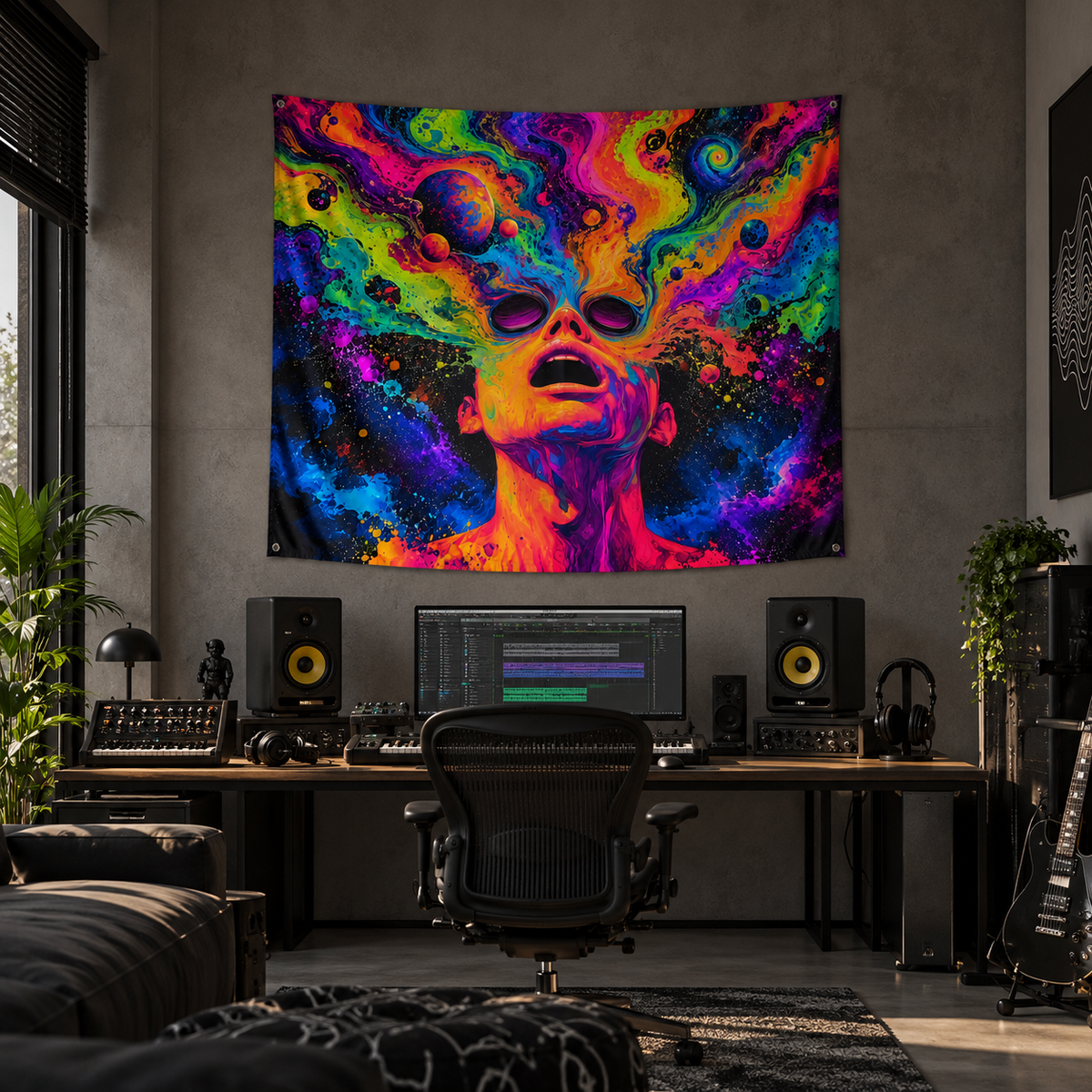 Vivid Vision Wall Tapestry