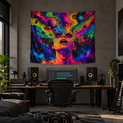 Vivid Vision Wall Tapestry