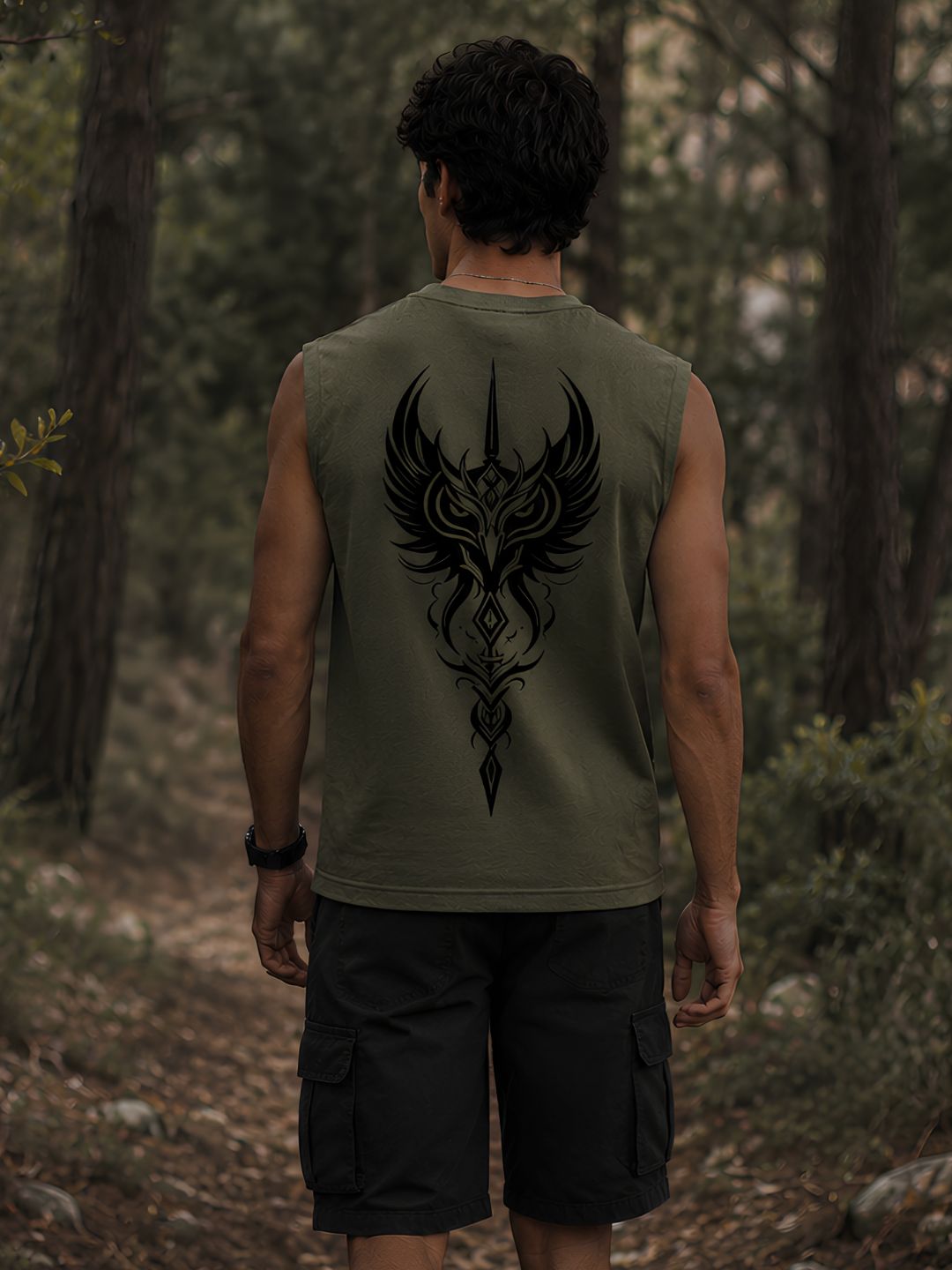 Shadow Phoenix Sleeveless T-Shirt