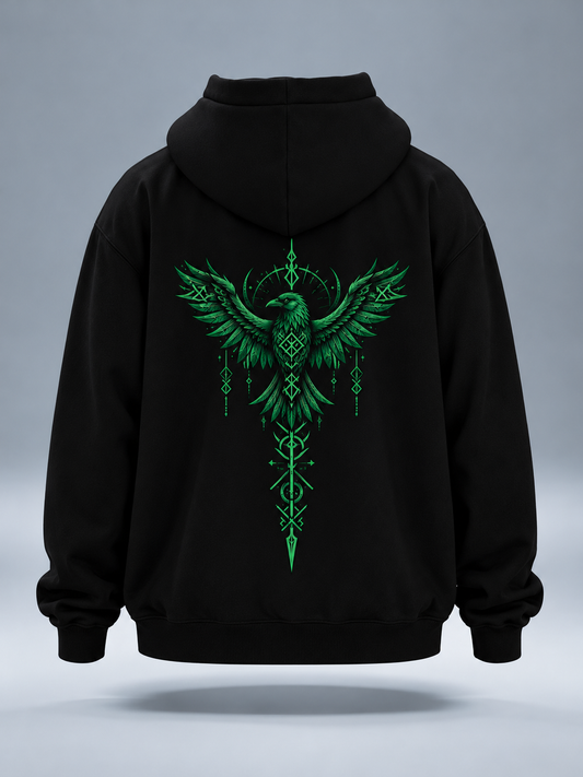 Nordic Raven Oversized Hoodie