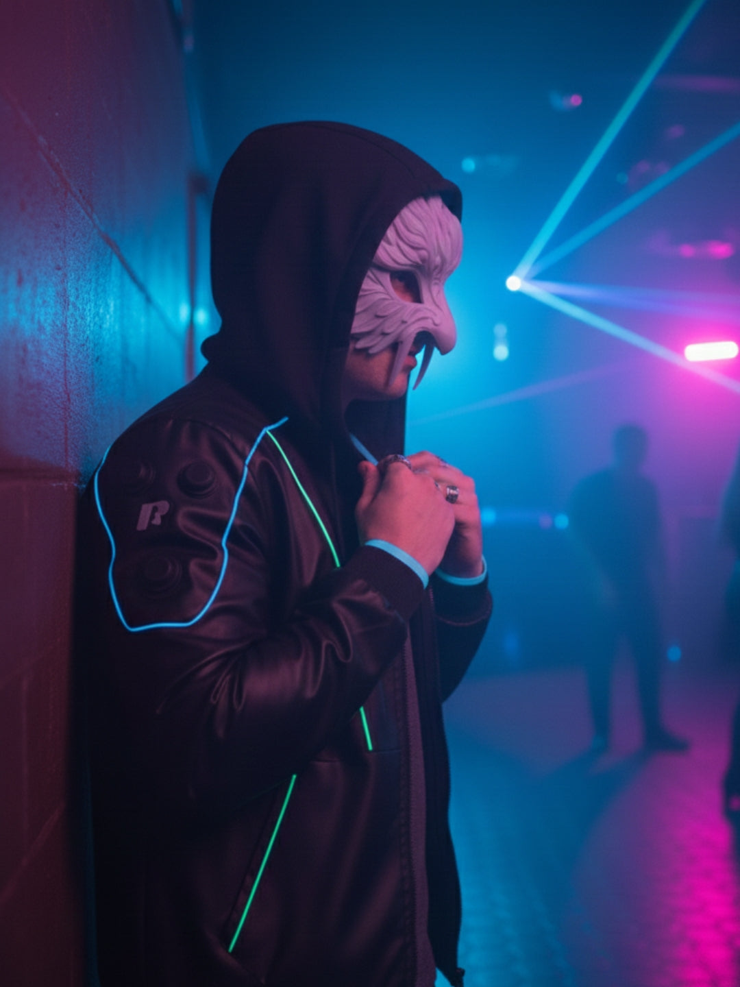 AERIS FANG – Sculpted Unisex 3D-Printed Mask