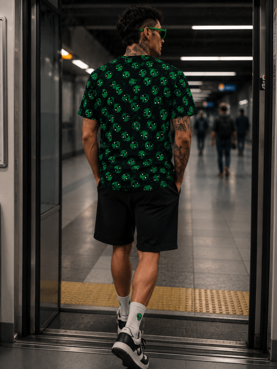 Alien Pulse All Over Print T-Shirt