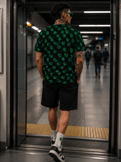 Alien Pulse All Over Print T-Shirt