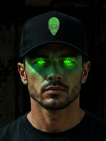 Alien Embroidered Ottoman Baseball Cap – Premium Unisex Streetwear Hat