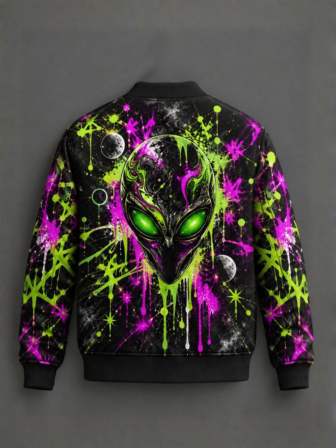 Alien Splash Bomber Jacket