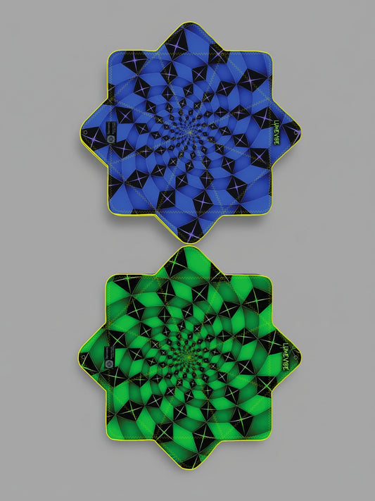 Vortex Dual-Sided Glow Dapo| UV Reactive & LED Variants