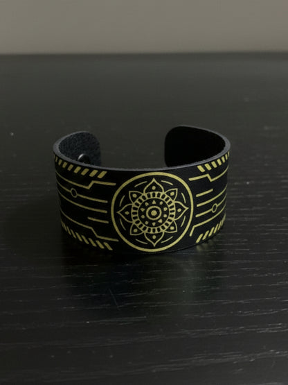 Lumina Mandala 3D Printed Hand Cuff