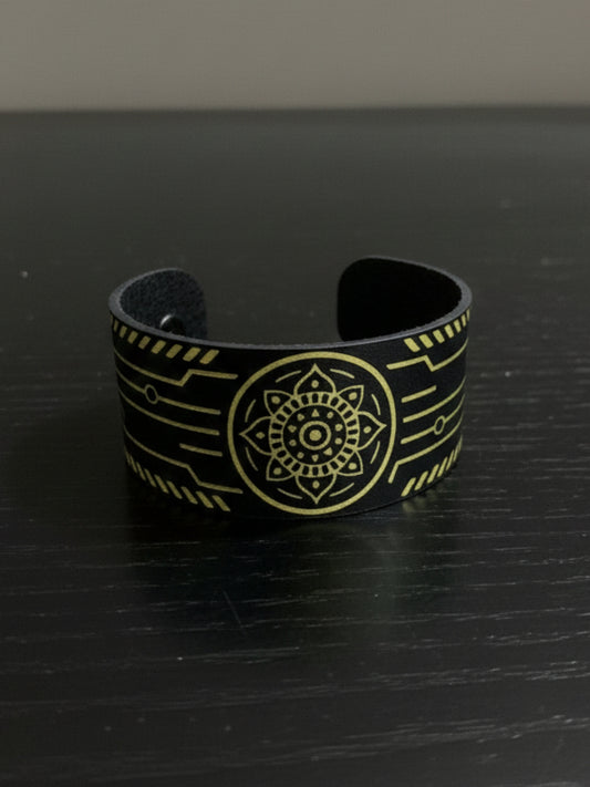 Lumina Mandala 3D Printed Hand Cuff