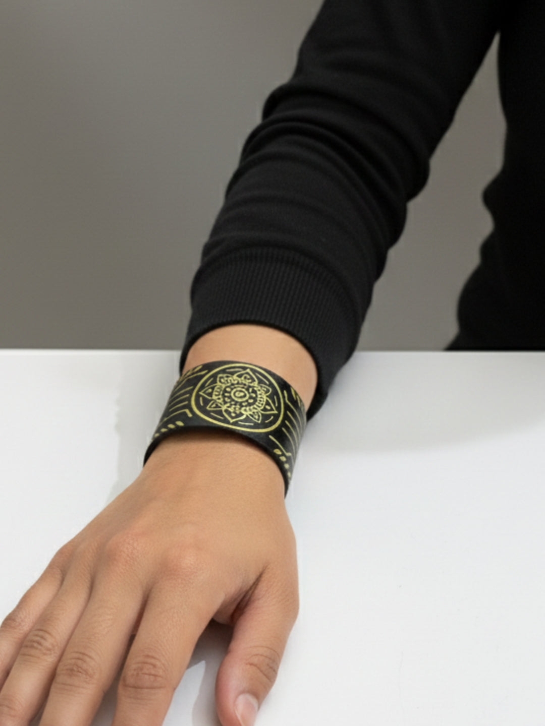 Lumina Mandala 3D Printed Hand Cuff