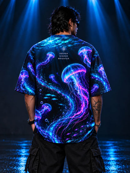 Biolume Jellyfish Oversized T-Shirt