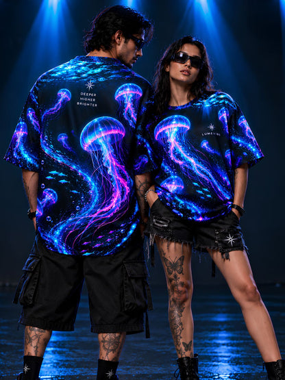 Biolume Jellyfish Oversized T-Shirt