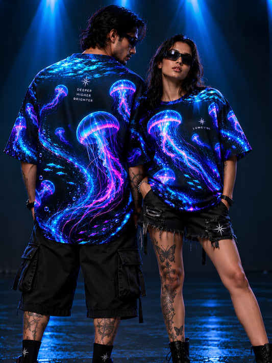 Biolume Jellyfish Oversized T-Shirt