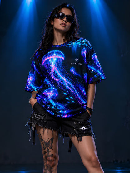 Biolume Jellyfish Oversized T-Shirt
