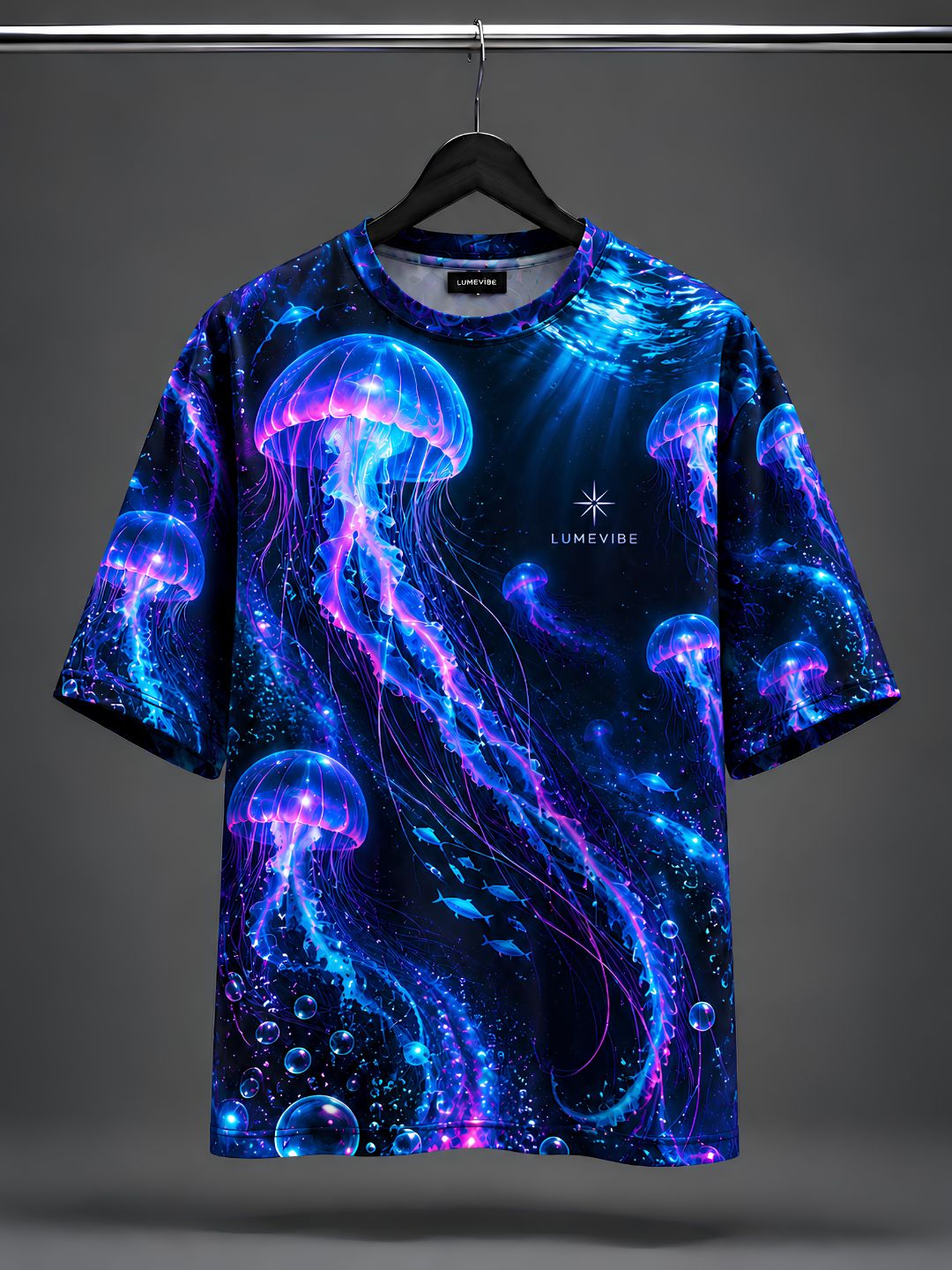 Biolume Jellyfish Oversized T-Shirt