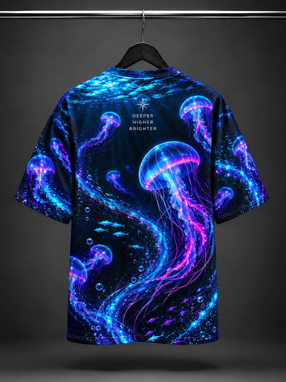 Biolume Jellyfish Oversized T-Shirt