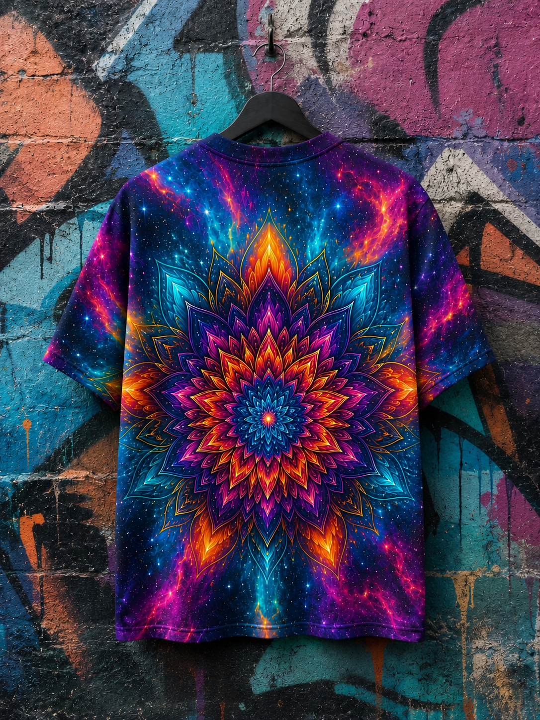 Starburst Mandala Oversized T-Shirt