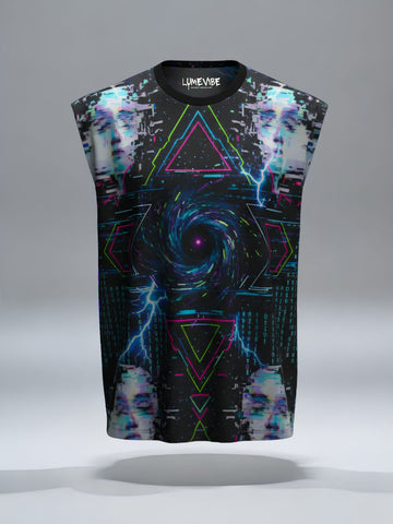 Circuit Flow Sleeveless Tee
