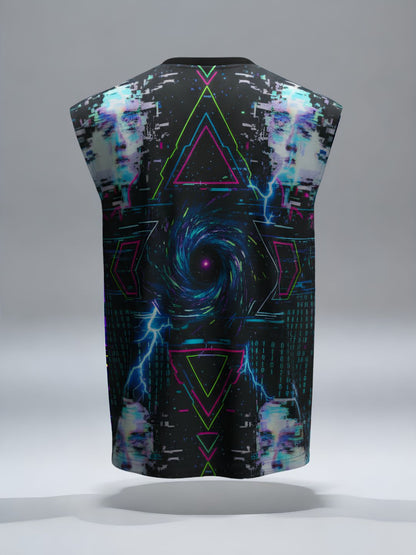 Circuit Flow Sleeveless Tee