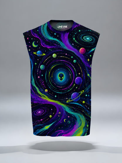 Cosmic Orbit Sleeveless Tee