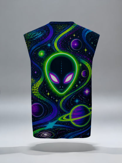 Cosmic Orbit Sleeveless Tee