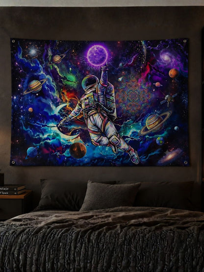 Cosmic Astronaut Space Tapestry