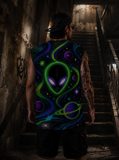 Cosmic Orbit Sleeveless Tee