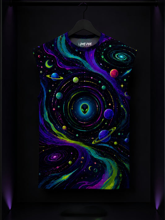 Cosmic Orbit Sleeveless Tee
