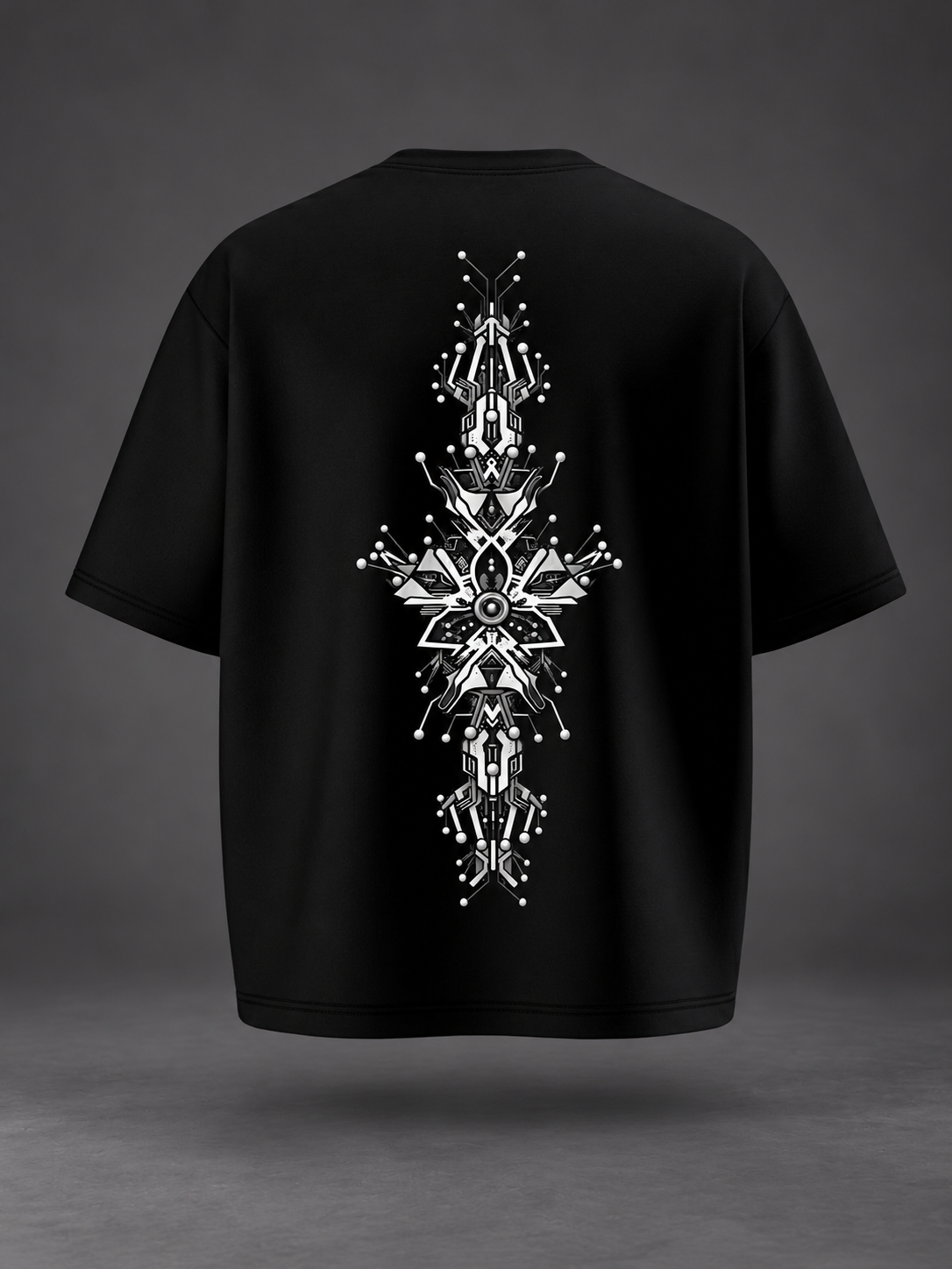 Geometric Glow Oversized T-Shirt