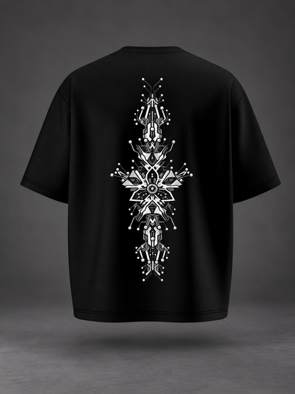 Geometric Glow Oversized T-Shirt
