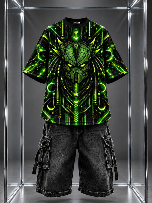 Cyber Bio-Mechanic Oversized T-Shirt