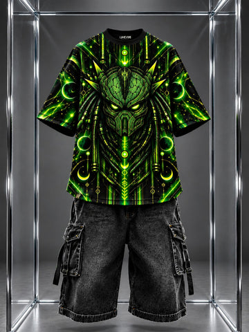 Cyber Bio-Mechanic Oversized T-Shirt
