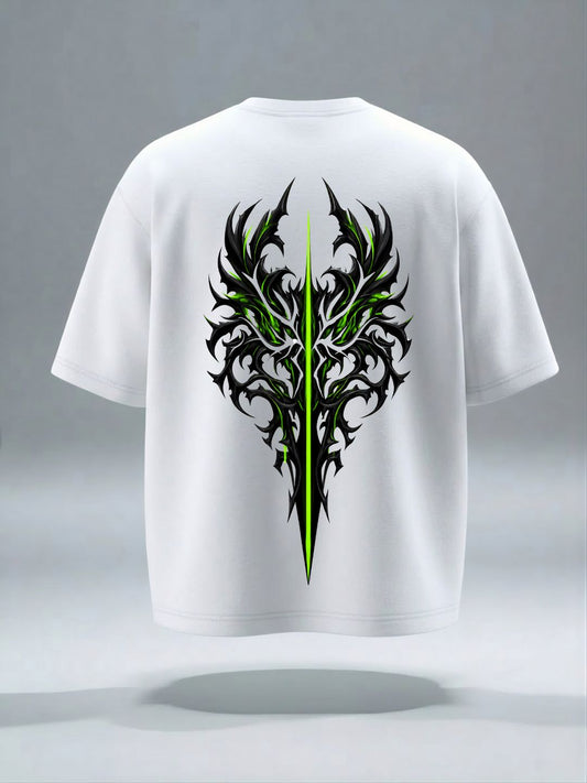 Cyber Spine Heavyweight Oversized T-Shirt