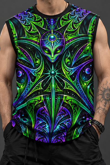 Alien Mandala RGB Glow Sleeveless