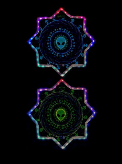 Alien Dual-Sided Dapo – UV Reactive | LED & Pro Glowstar Variants