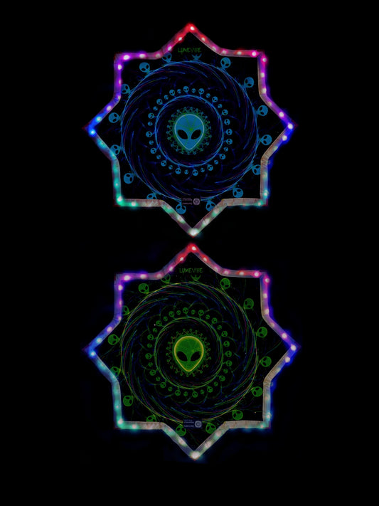 Alien Dual-Sided Dapo | UV Reactive & LED Options