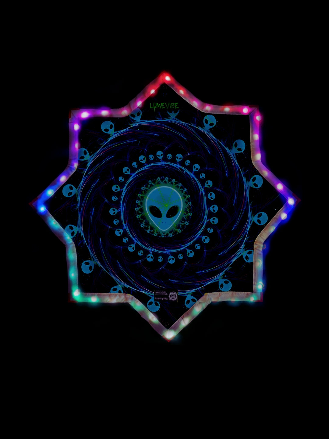 Alien Dual-Sided Dapo – UV Reactive | LED & Pro Glowstar Variants