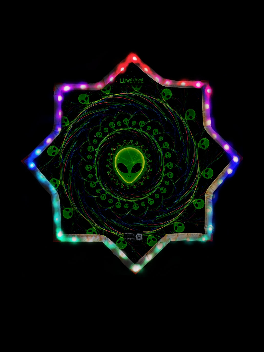 Alien Dual-Sided Dapo – UV Reactive | LED & Pro Glowstar Variants