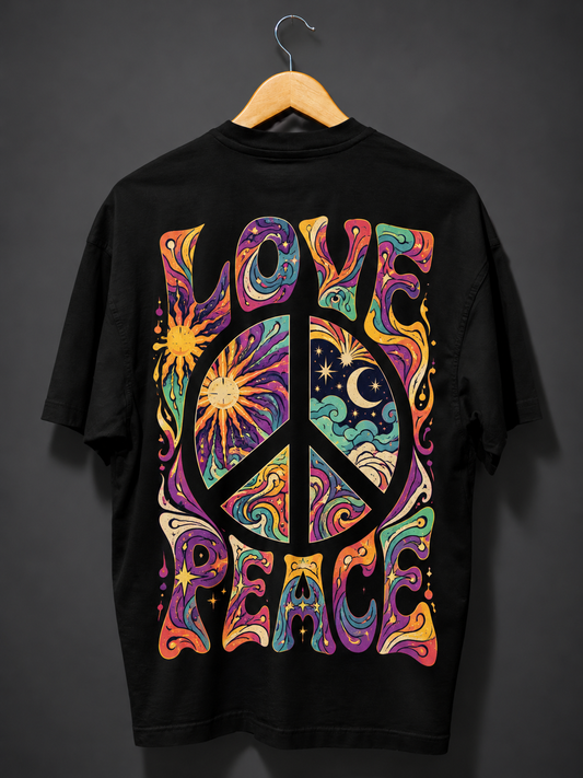 Peace Vibes Oversized Tshirt