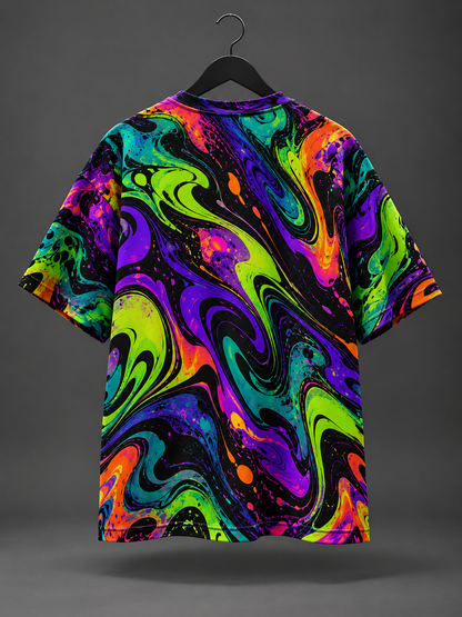 Liquid Mirage Oversized T-Shirt