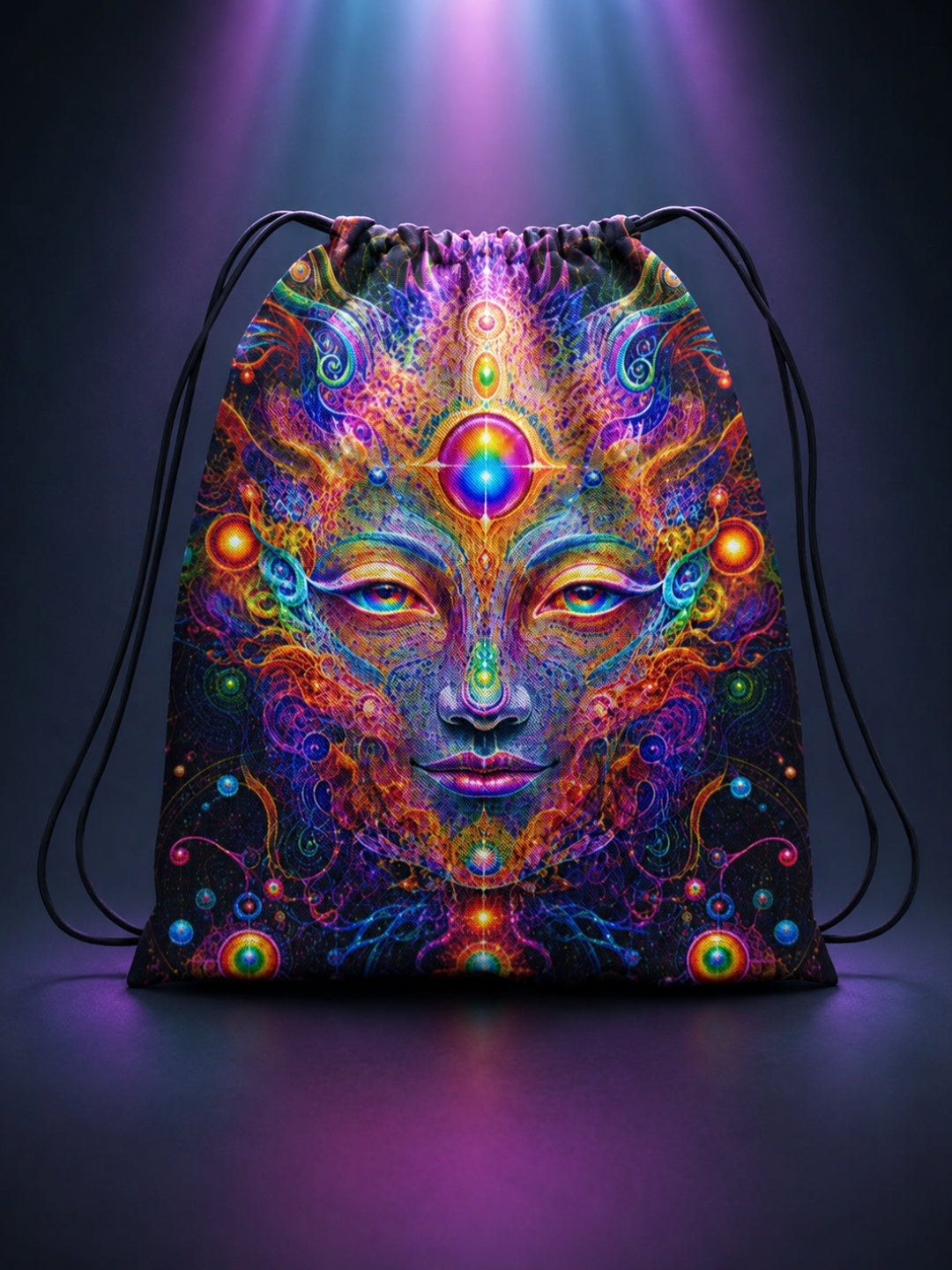 Dreamscape Digital Print Drawstring Bag
