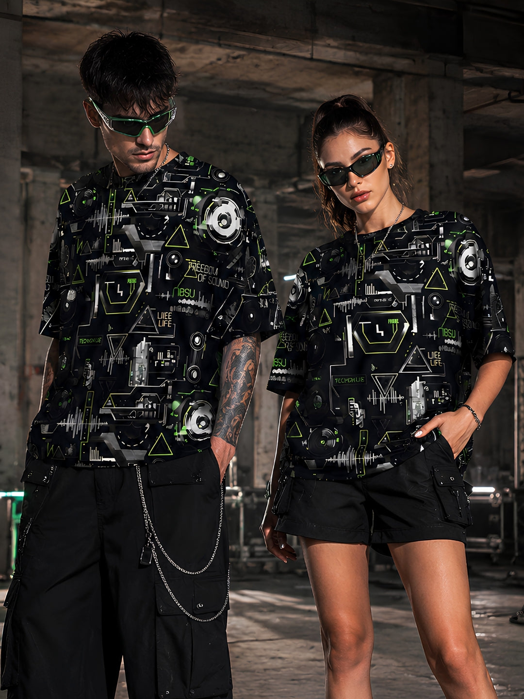 Echo Tech Oversized T-Shirt