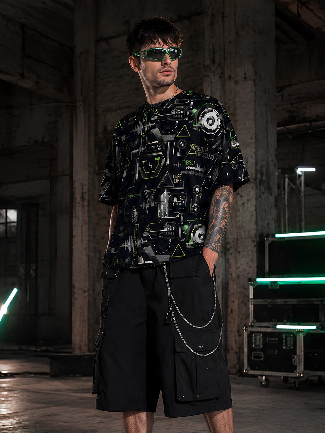 Echo Tech Oversized T-Shirt