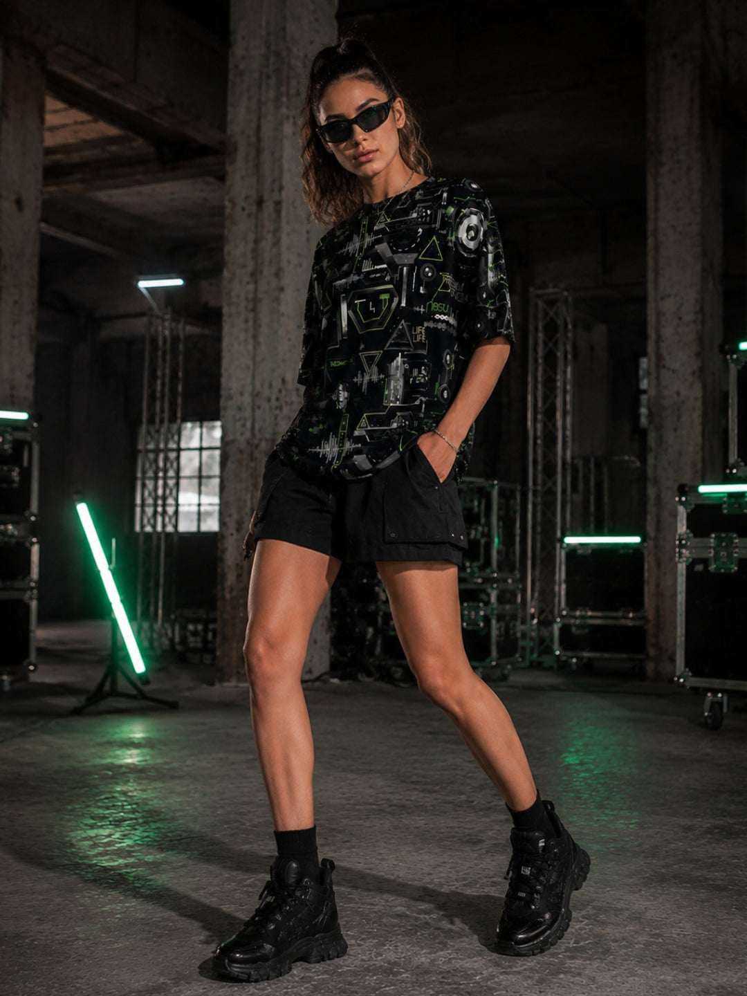 Echo Tech Oversized T-Shirt