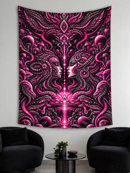 Eclipse Oracle Psychedelic Wall Tapestry