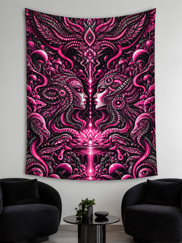 Eclipse Oracle Psychedelic Wall Tapestry