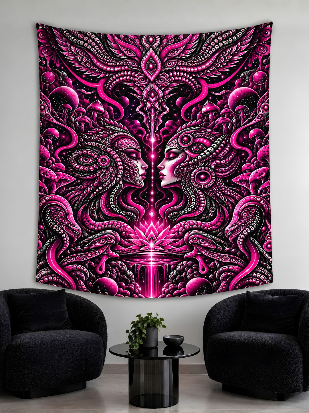 Eclipse Oracle Psychedelic Wall Tapestry