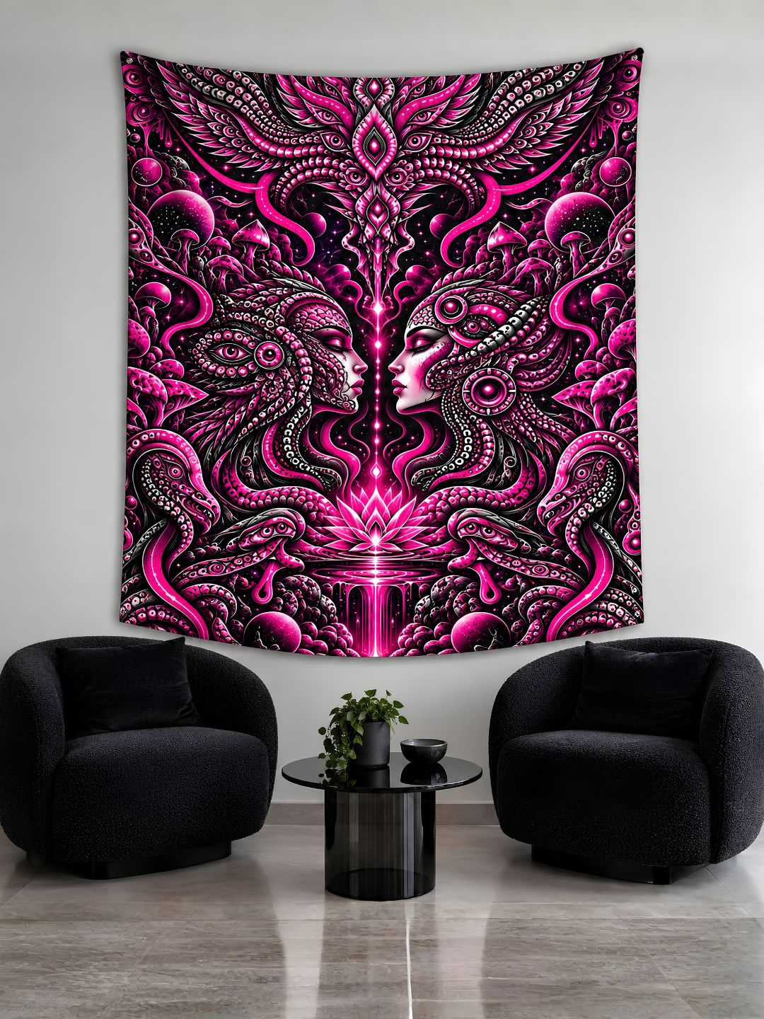 Eclipse Oracle Psychedelic Wall Tapestry